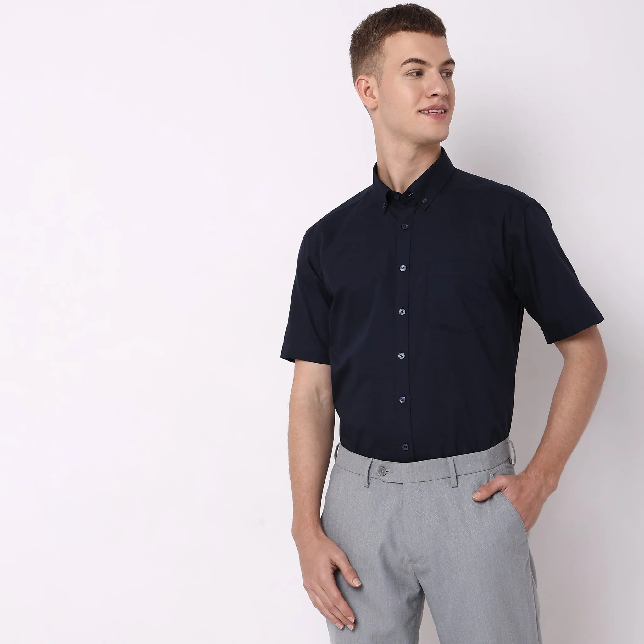All Day Shirt™ - Comfort Blend Easy Care - Regular Fit Solid Shirt