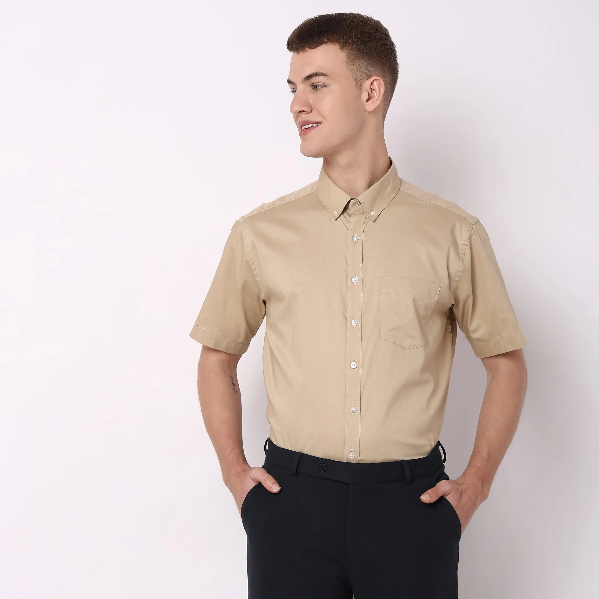 All Day Shirt™ - Comfort Blend Easy Care - Regular Fit Solid Shirt