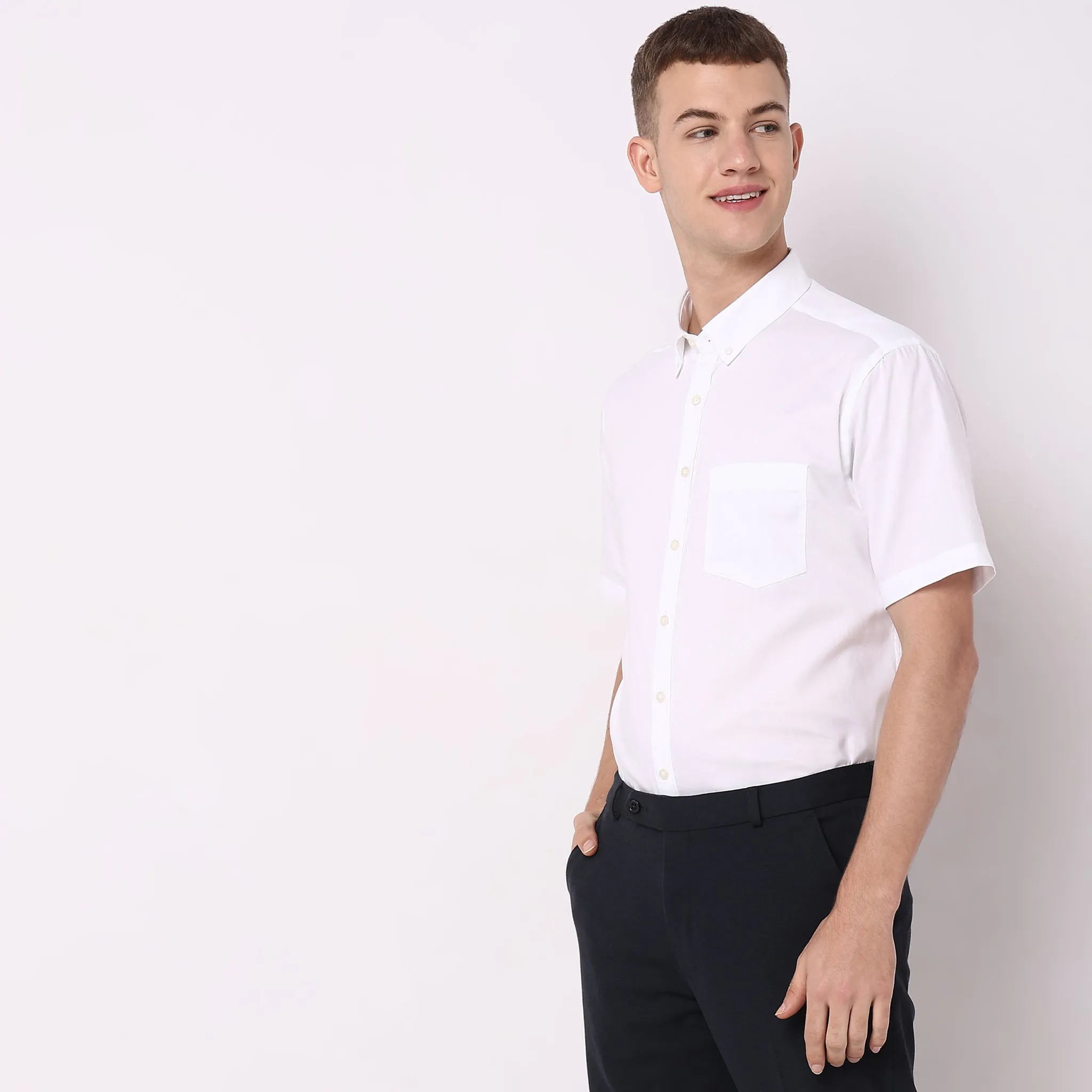 All Day Shirt™ - Comfort Blend Easy Care - Regular Fit Solid Shirt
