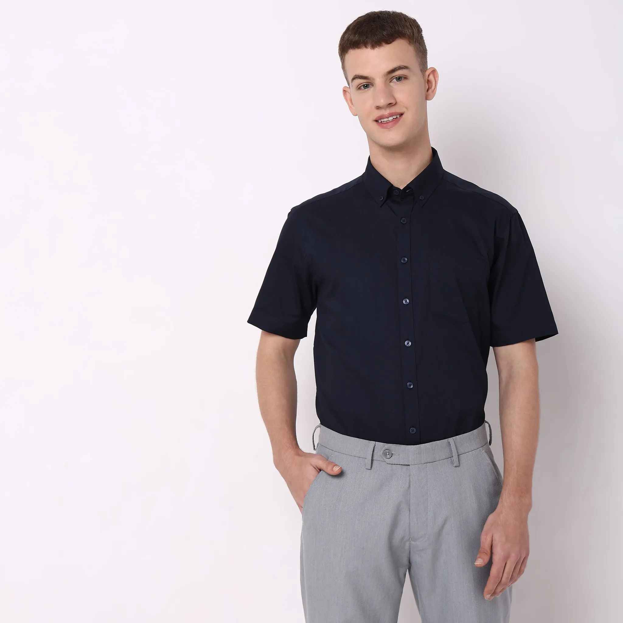 All Day Shirt™ - Comfort Blend Easy Care - Regular Fit Solid Shirt