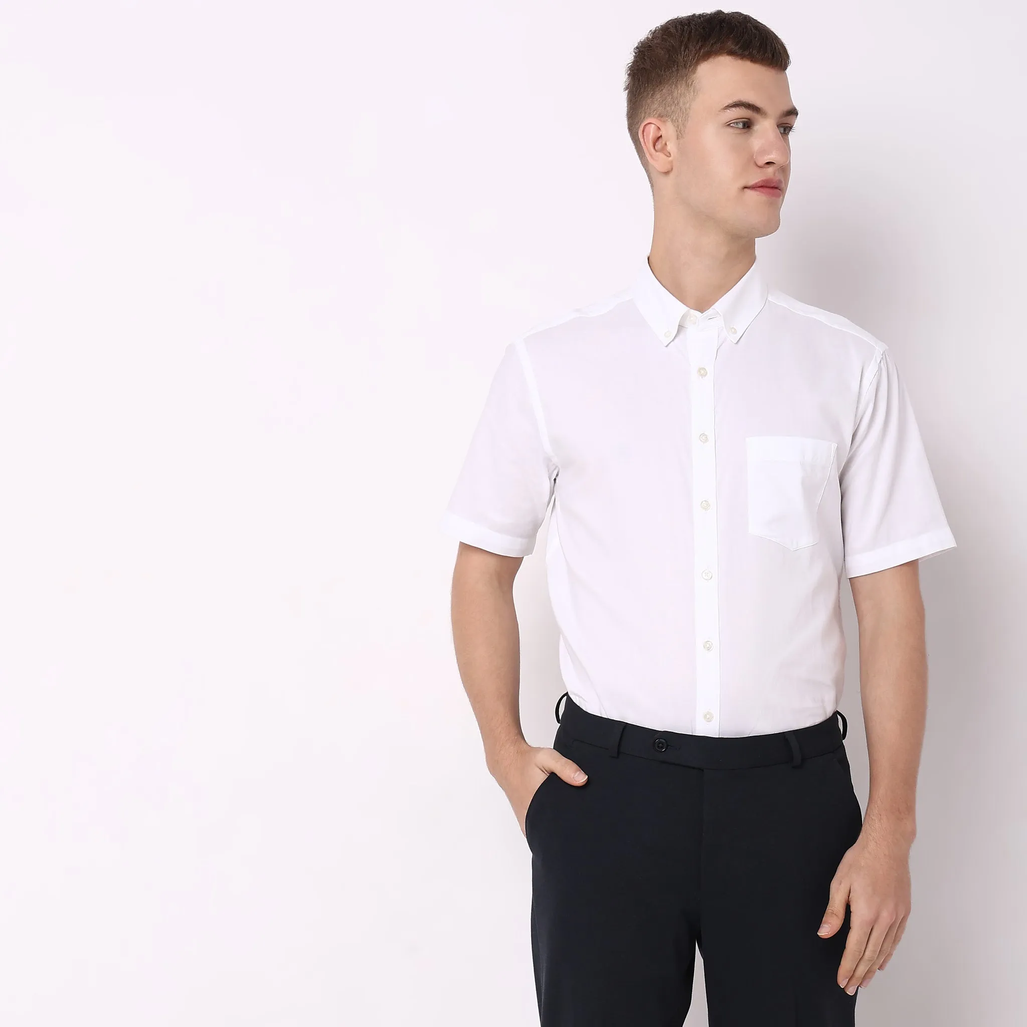 All Day Shirt™ - Comfort Blend Easy Care - Regular Fit Solid Shirt
