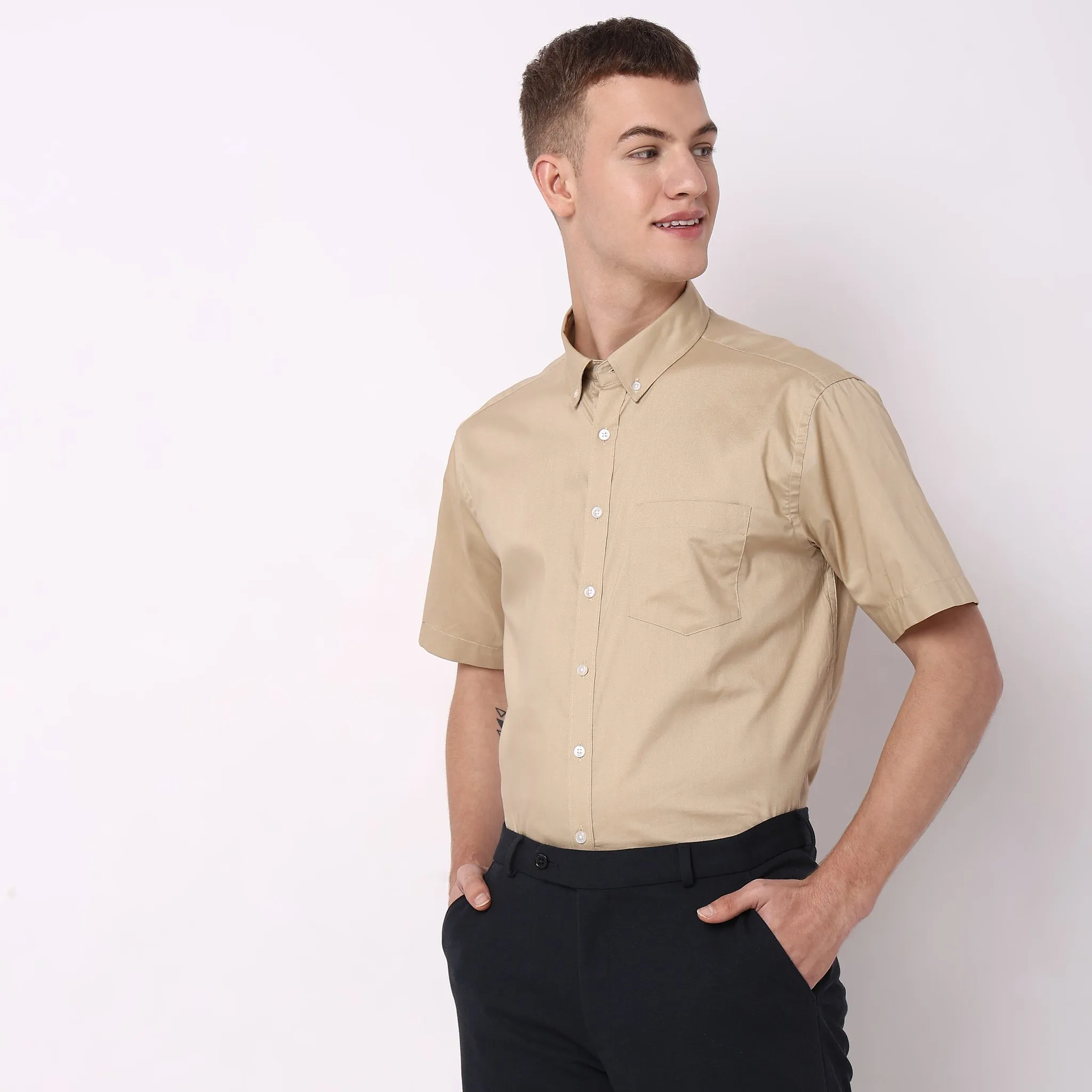 All Day Shirt™ - Comfort Blend Easy Care - Regular Fit Solid Shirt
