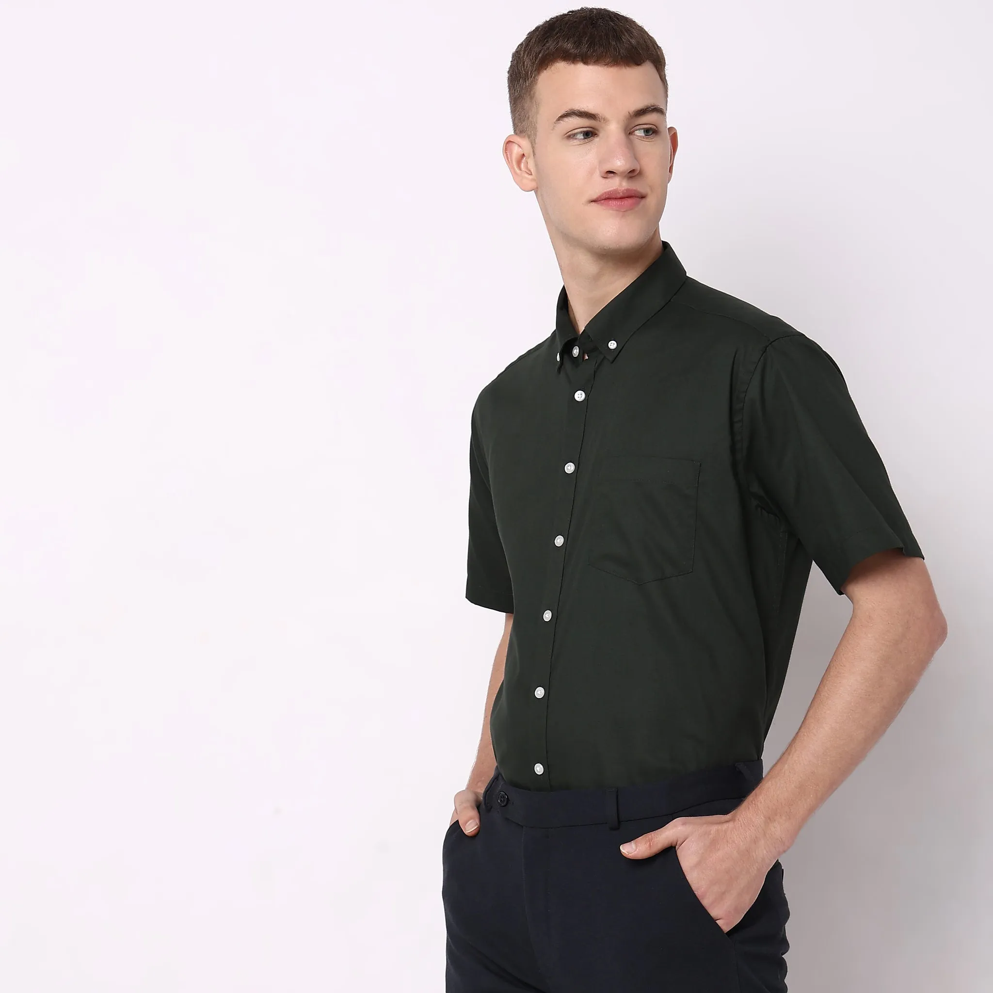 All Day Shirt™ - Comfort Blend Easy Care - Regular Fit Solid Shirt