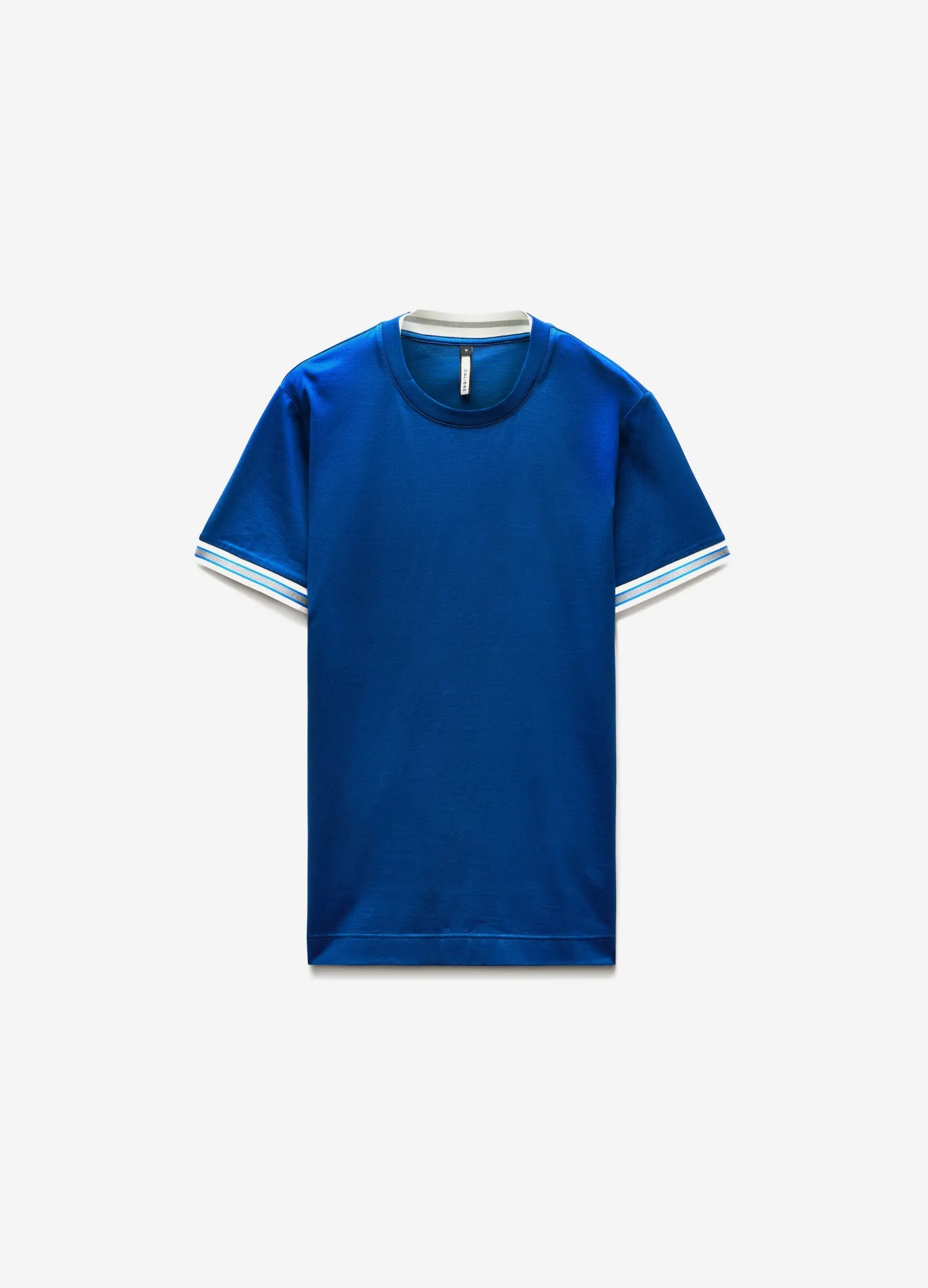 Concealed Trim T-Shirt Cerulean Blue