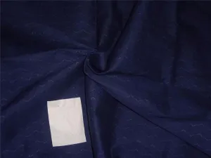 cotton organdy fabric leno dobby curvy zigzag design 44&quot; navy blue