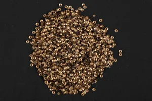 Dull Golden Bowl Plastic Sequins(Wholesale)