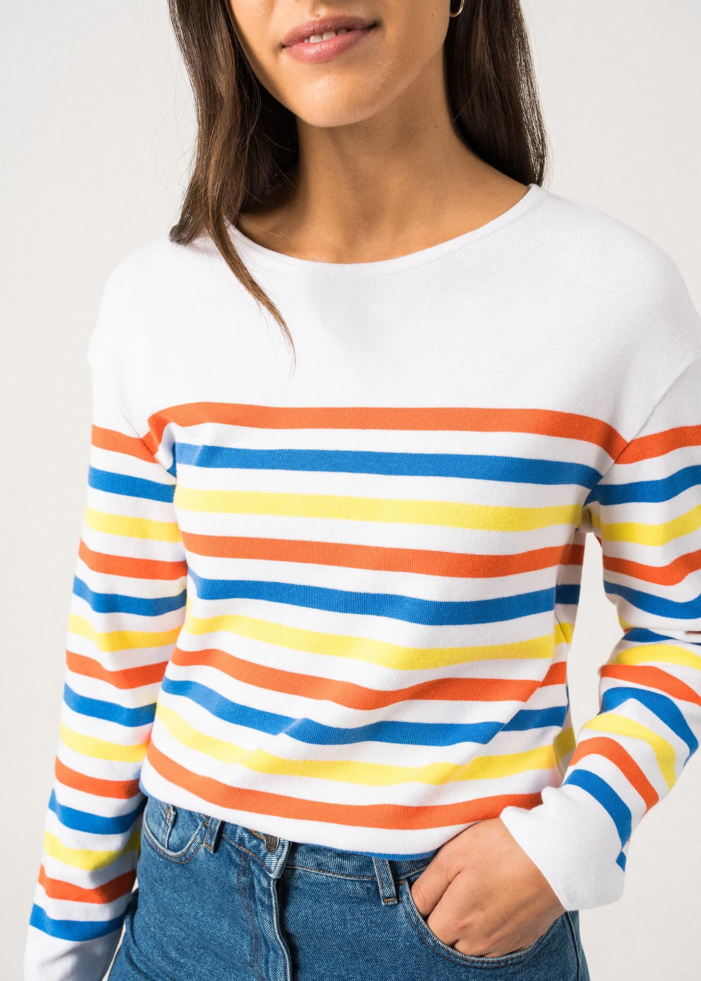 Ecrins Striped Jumper – cotton (CAP GRAPHIC)
