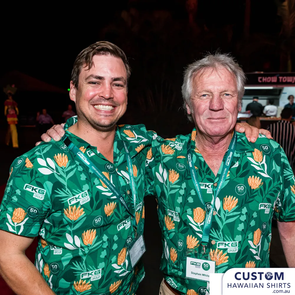 FKG Group, 2022 GC, QLD - Custom Anniversary Shirts