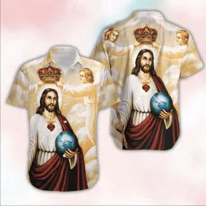 Happy Easter Sunday Jesus He Is Risen Hallelujah Hawaiian Shirts - Easter Hawaiian Shirts For Men & Women