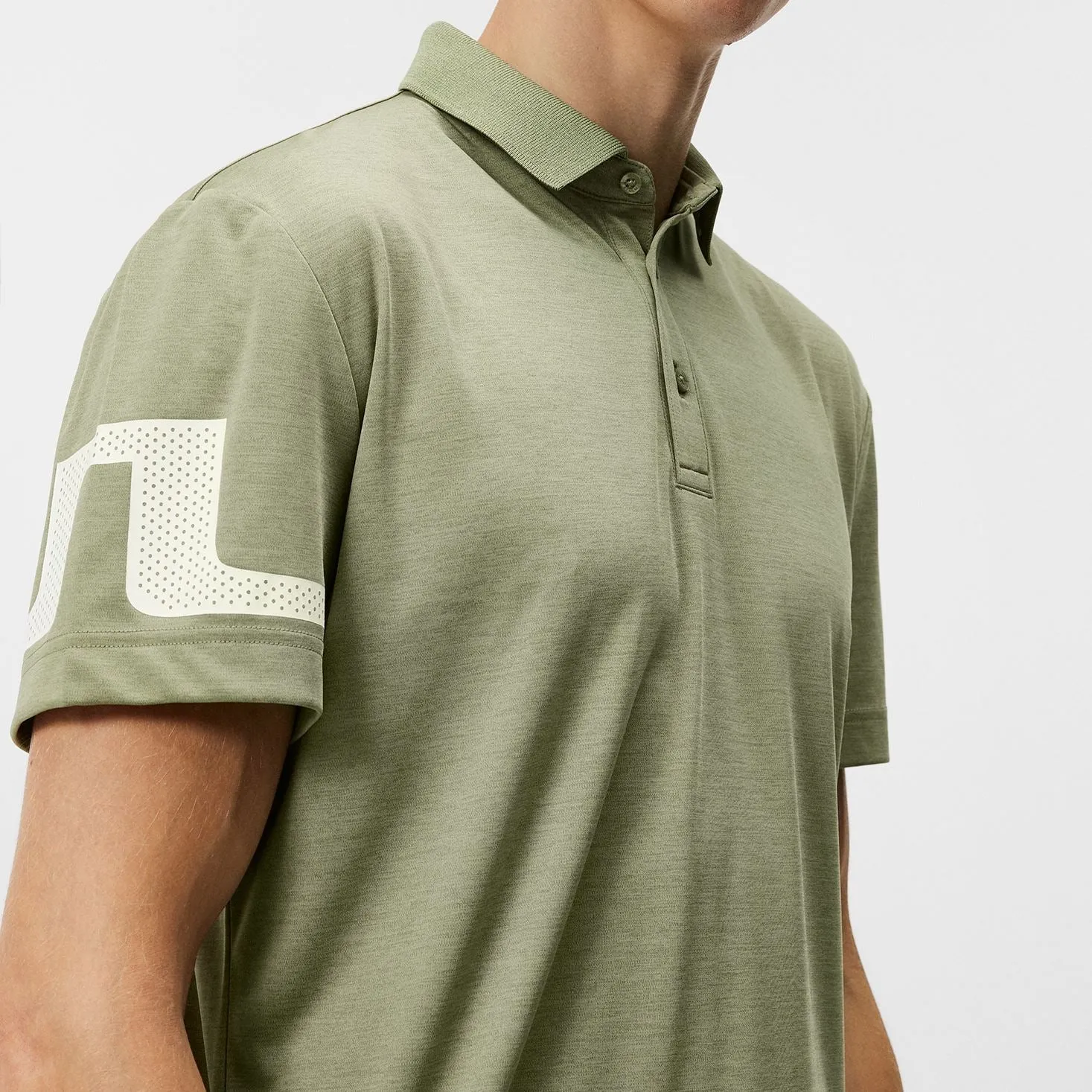 Heath Regular Fit TX Jersey Polo Oil Green Melange - SS24