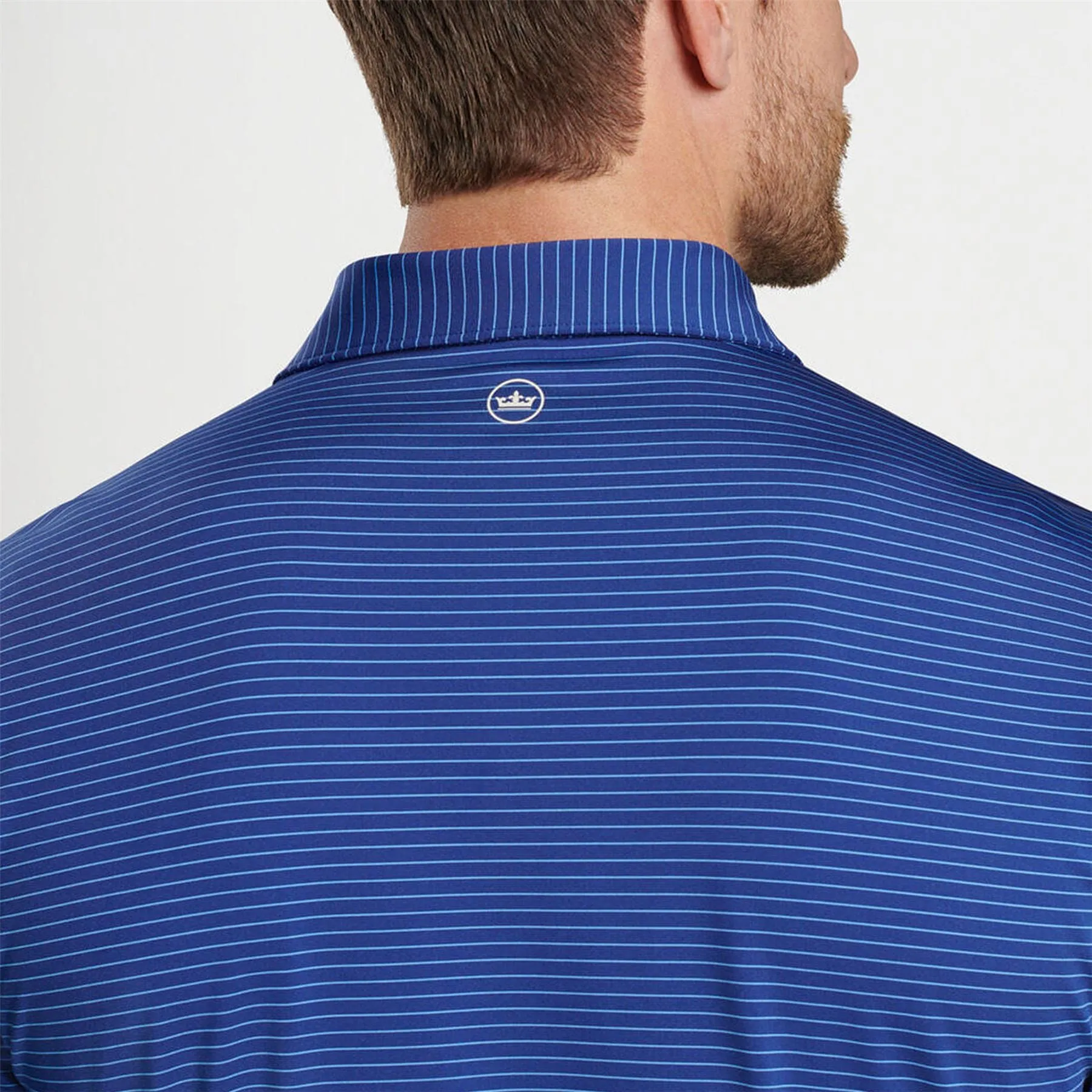 Hemlock Performance Jersey Polo Self Collar Sport Navy - AW24