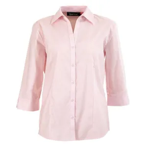 Identitee Women's Pink Rodeo 3/4 Sleeve Shirt