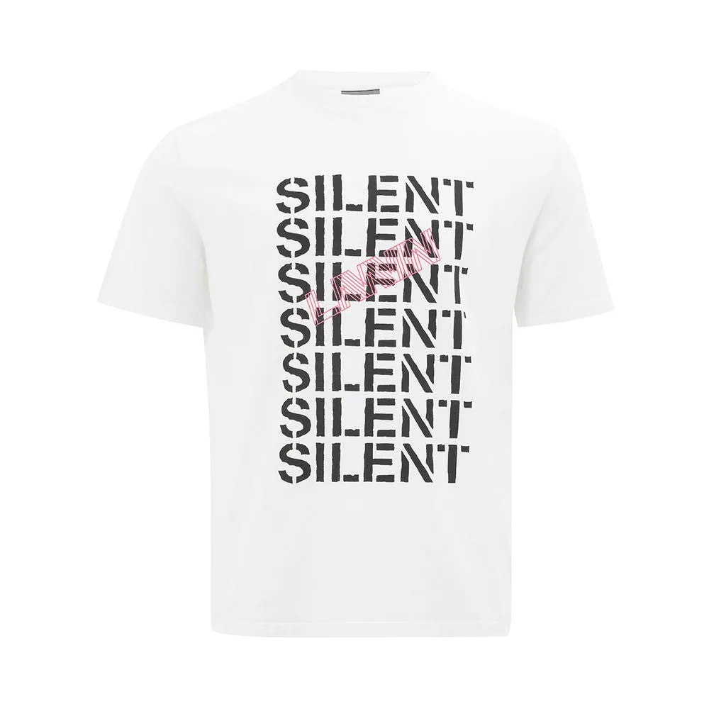 Lanvin Elegant White Cotton Tee for Men