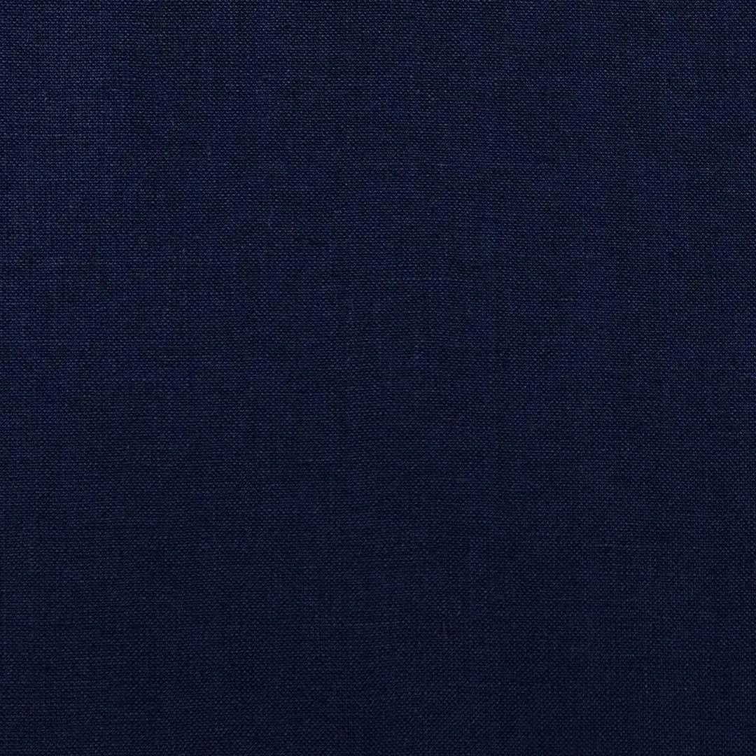 Nevada New Indigo Blue Plain Linen