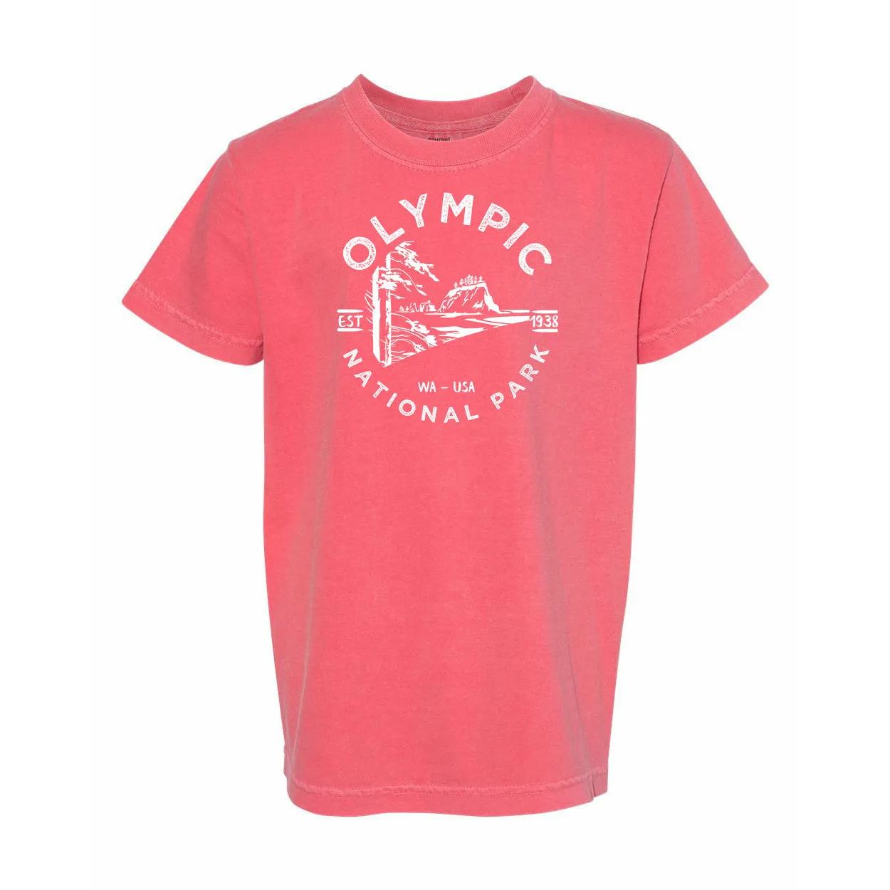 Olympic National Park Youth Comfort Colors T shirt