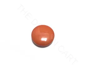 Orange Round Acrylic Buttons
