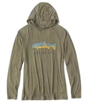 Orvis Men's Dricast Logo Hoodie / Tarragon