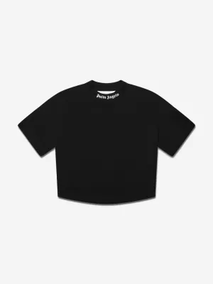 Palm Angels Boys Classic Logo T-Shirt in Black