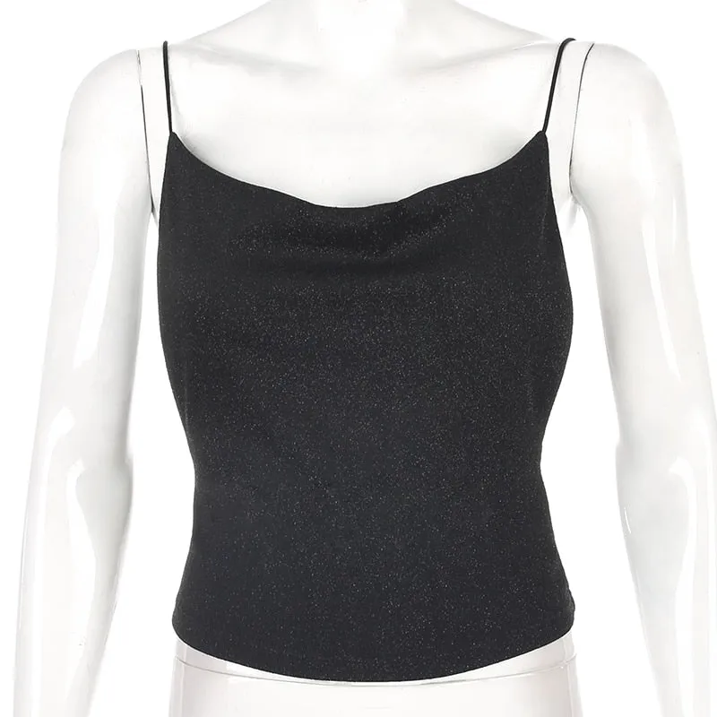 Pink Tank Top Activewear Backless Sexy Bralette Crop Tops Off Shoulder Halter Top Sleeveless