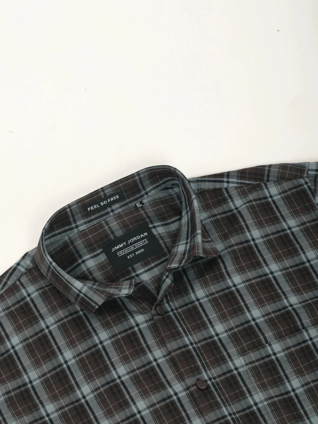 Regal Roots Brown Full Sleeve Shirts