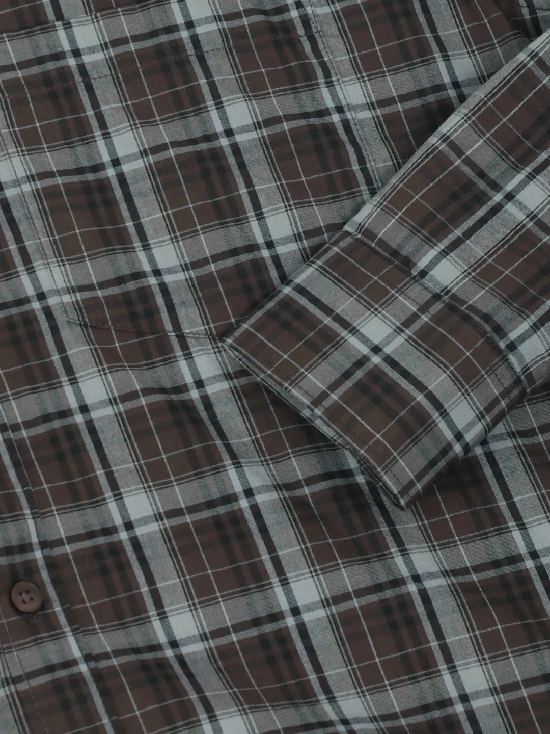 Regal Roots Brown Full Sleeve Shirts