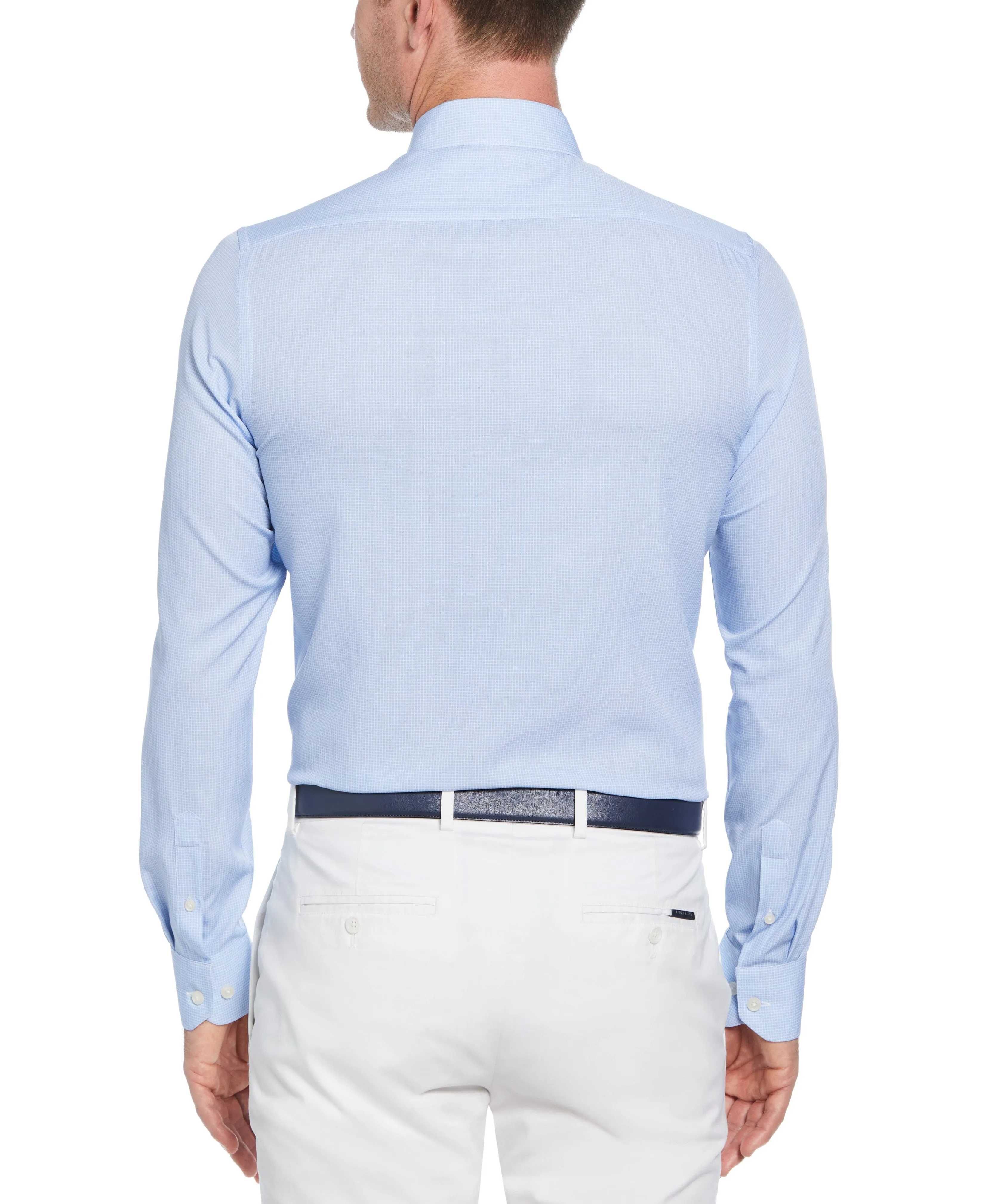 Total Stretch Micro Check Print Shirt