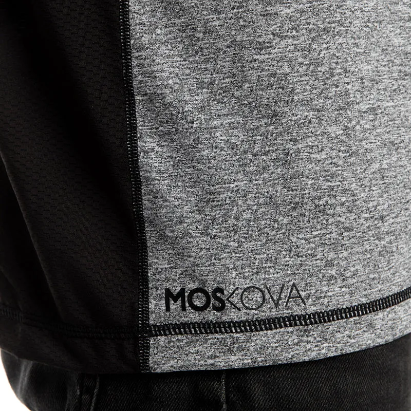 TRAINING DRYFIT TEE-SHIRT - GREY/BLACK