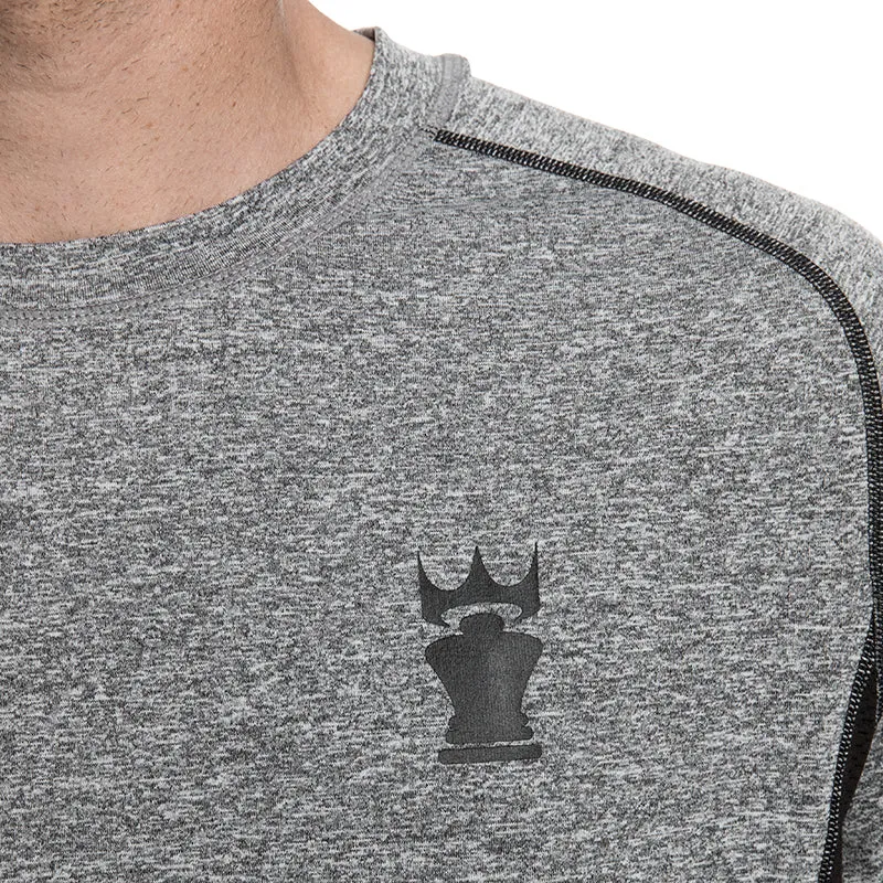 TRAINING DRYFIT TEE-SHIRT - GREY/BLACK