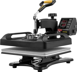 Vevor Heat Press 15" x 15" Digital Control 5-in-1 Sublimation Machine Swing-Away Arm and Fast-Heating New