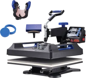Vevor Heat Press 5-in-1 Machine 15" x 15" for Shirts Hats & Mugs New