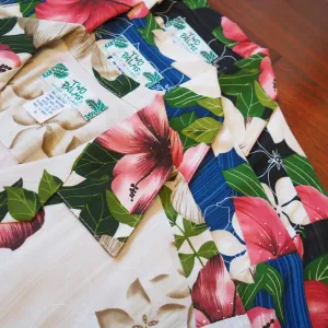 Vintage Aloha Cream Hawaiian Rayon Shirt