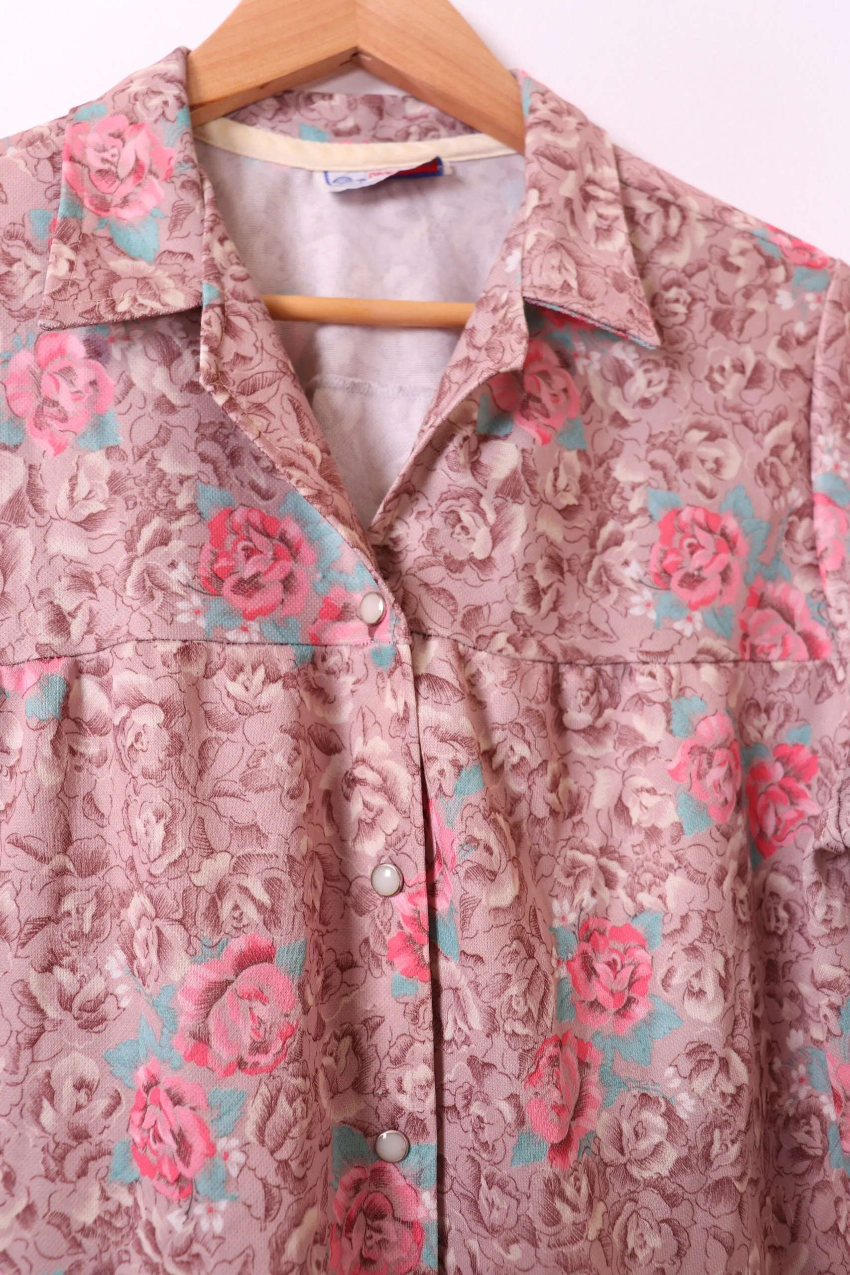 Vintage Floral Design Blouse