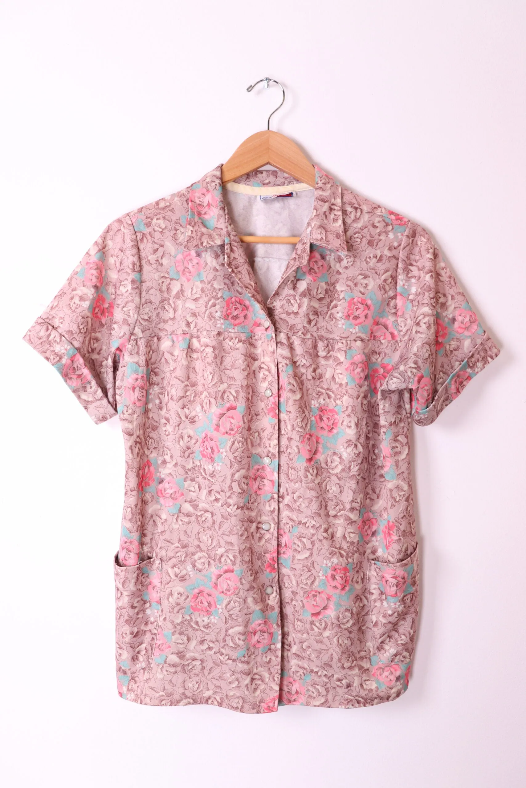 Vintage Floral Design Blouse