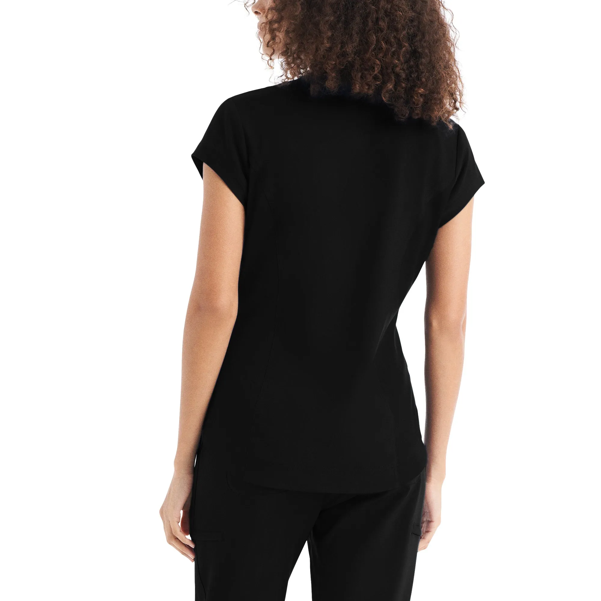 WT128 White Cross CRFT Women's 1-Pocket Tuckable V-Neck Scrub Top