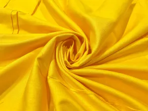 Yellow Plain Soft Cotton Rayon Fabric