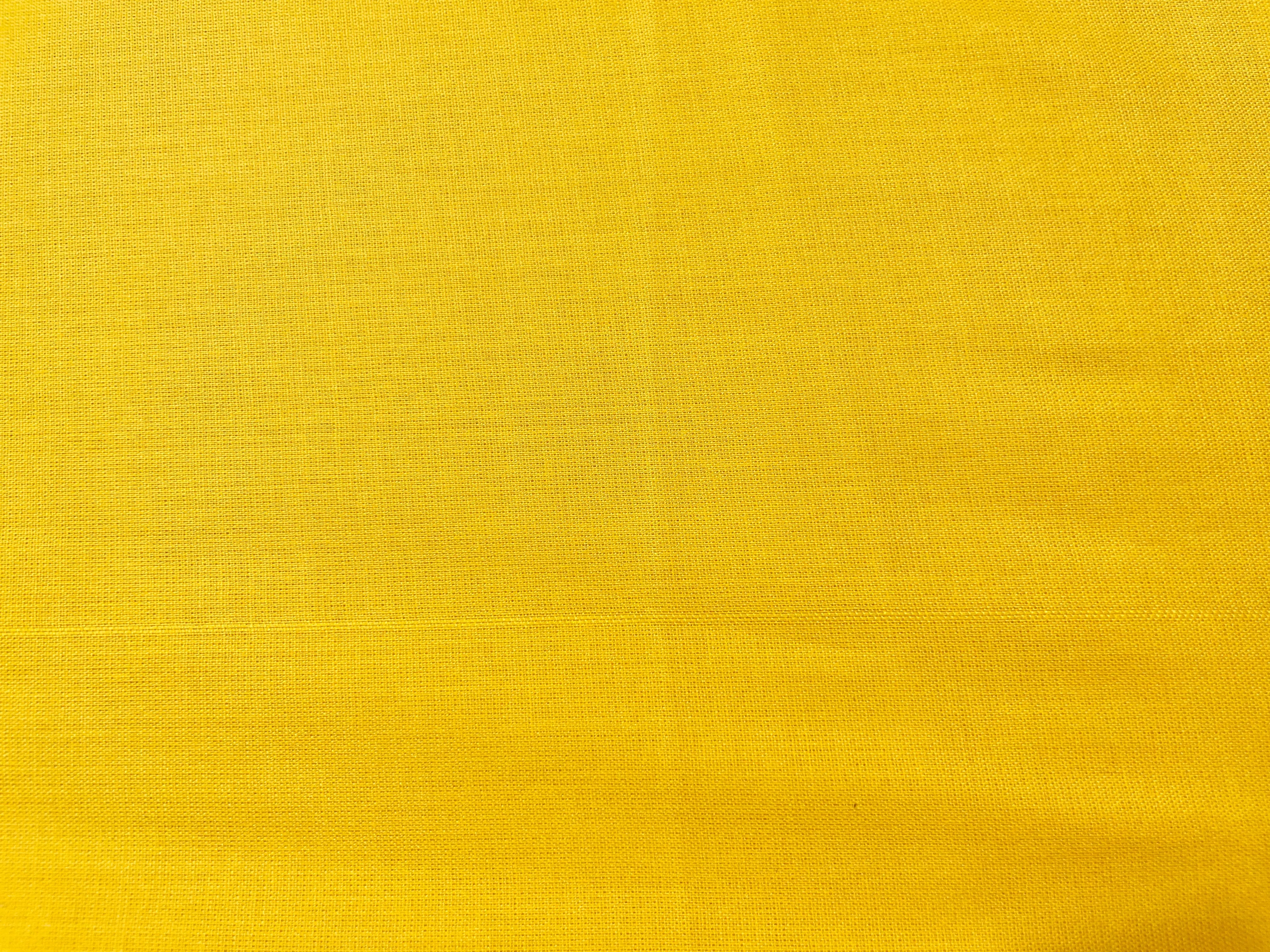 Yellow Plain Soft Cotton Rayon Fabric